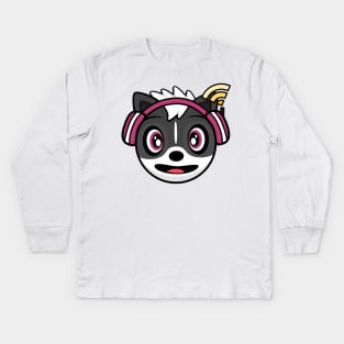 Happy Melody Skunk Kids Long Sleeve T-Shirt